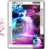 Diamond Painting Scenic Waterfall  Diamond Mosaic Craft Diamond Embroidery Painting