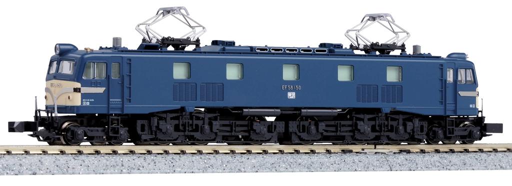 KATO N Gauge EF58 150 Miyahara Engine District Blue Railway Модель электровоза 3049-2
