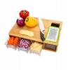 Multifunctional Wooden Cutting Board With 3 Drawers With Graters Gift