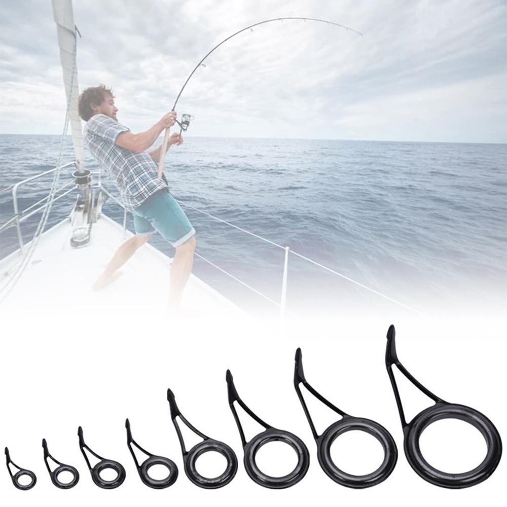 Steel Fishing Accessories Wire Loop Fishing Pole Circle Ring Fishing Rod Guide Tip Eye Guide