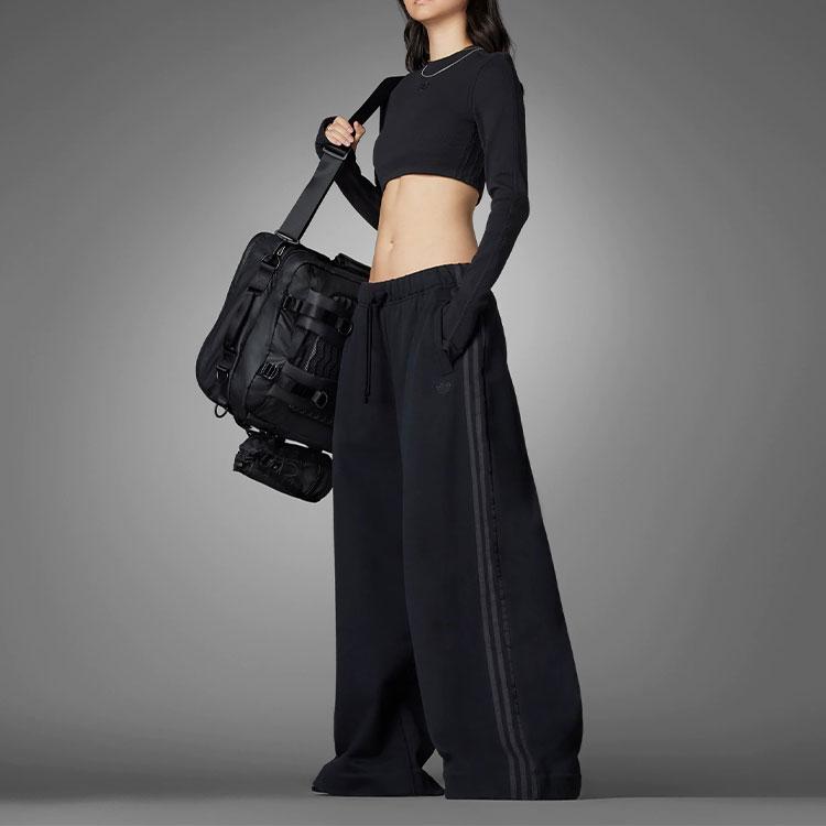 Women's Adidas Originals x Blue Version Wide Leg Pant Sweatpants Women's Black