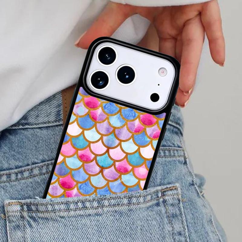 Чехол для телефона 'Русалки в акварели' для iPhone 17ProMax 12 13 14 15 16e 17 Pro Max Plus Air Cover