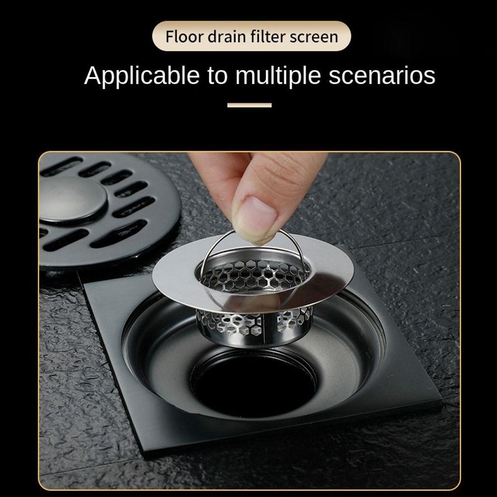 Сетчатый фильтр для слива против засоров с ручкой, полезный сетчатый фильтр для раковины, кухонные и ванные аксессуары