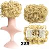 Curly Hair Chignons Hair Bun Claw Clip On Hair Wedding Retro Style
