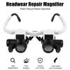 For Electronics Watch Repair Head Mount Magnifying Glass Dual-Lens Eye Loupe Magnifier LED Lights Glasses Magnifier 8x 15x 23x