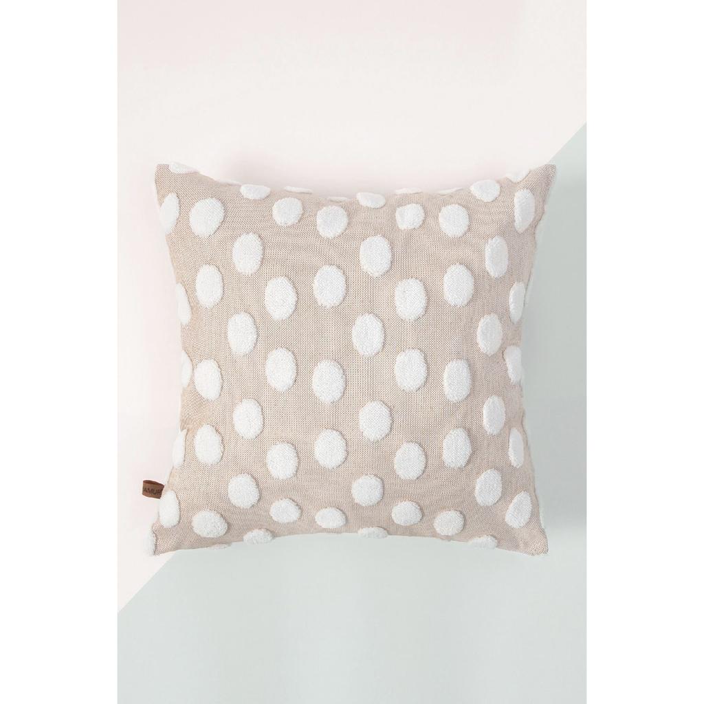 Bohemian Special Design Punch Pattern Decorative Rectangular Throw Pillow Case Point Ecru