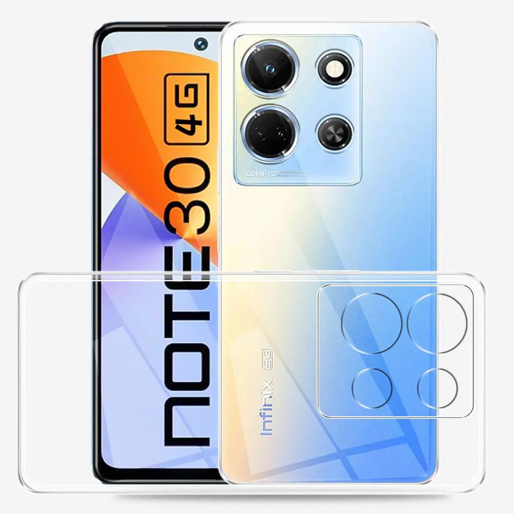 Для Infinix Note 30 Чехол Прозрачный Силиконовый Мягкий Чехол Для Телефона TPU Чехол Для Infinix Note 30 Pro Coque Для Infinix Note 30 4G Fundas