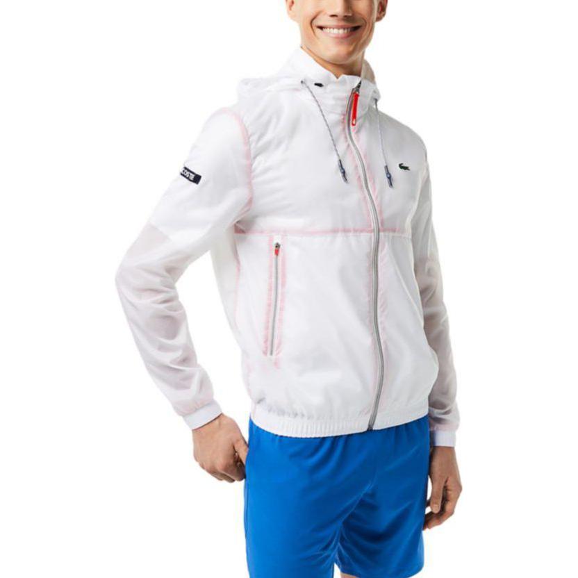 Lacoste Куртки Мужские Белые Средние BH5043-001
