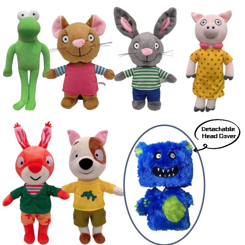 Pip And Posy Plush Toy Stuffed Animal Squirrel Dog Monster Doll Children Gift