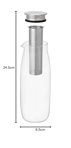KINTO UNITEA Cold Brew Carafe 1.1L, Dishwasher and Microwave Safe, Gift Item (21722)