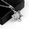 Alloy Women's Necklace Men's Necklace Retro Six-pointed Star Double Pendant Fashion Necklace