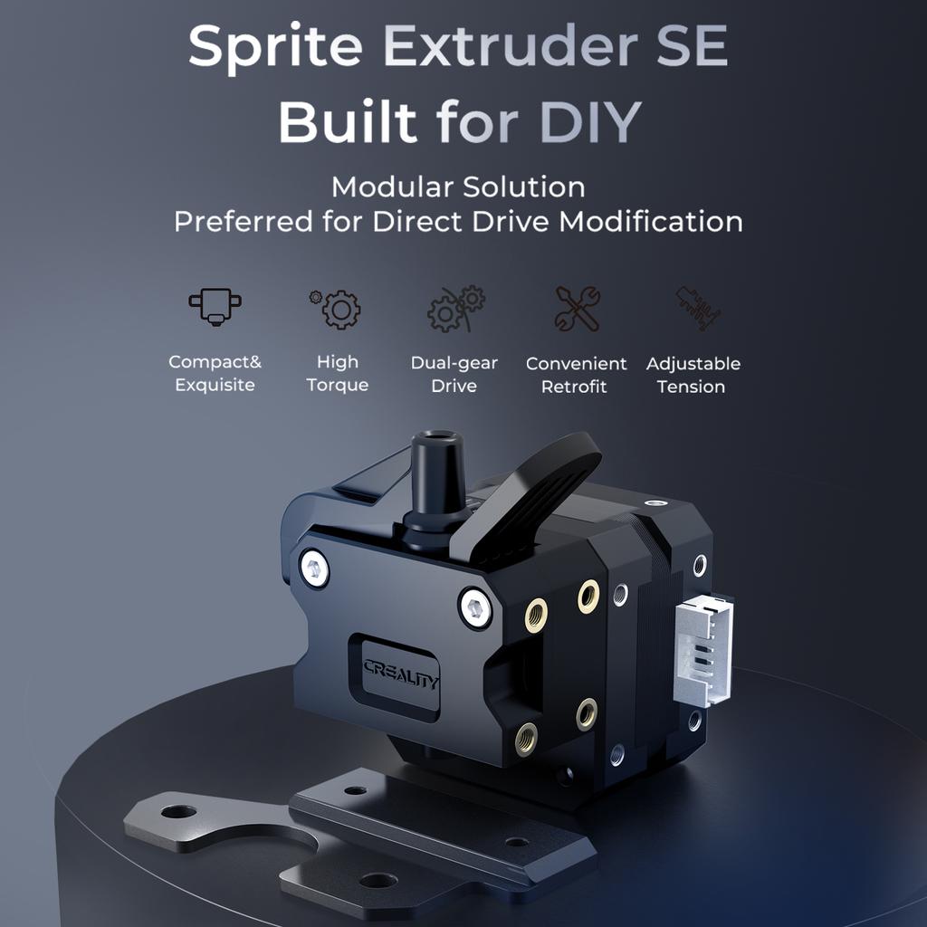 Creality Sprite Extruder SE Extruder Dualgear Drive High Torque & Smooth Feeding Support