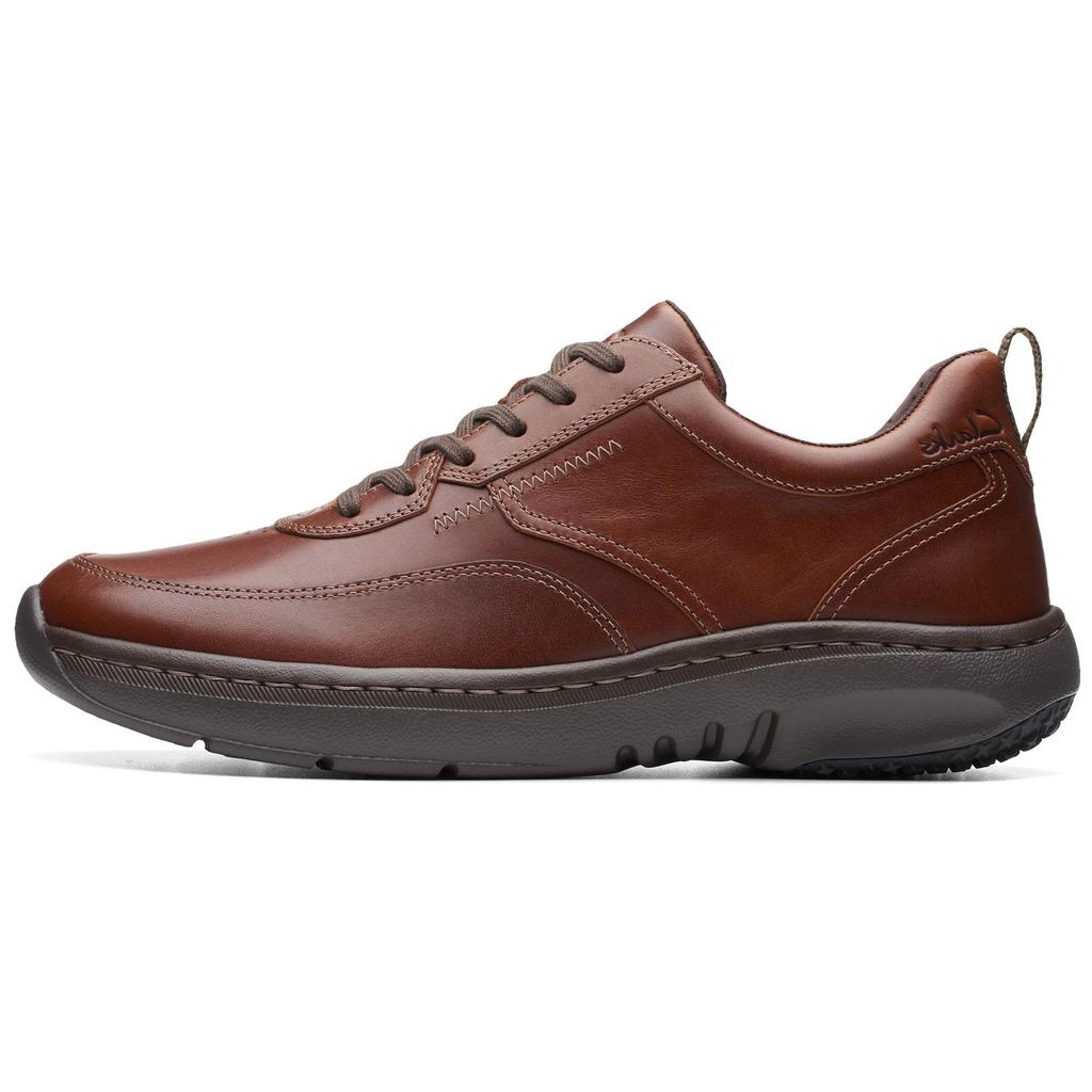 Clarks Серия 'Мастер' Удобные Дышащие Универсальные Модные Простые Низкие Повседневные Кроссовки Мужские Темно-коричневые 261751937