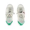 Gucci ACE Коровья кожа Низкие стильные скейтбордические кроссовки Женские Белые Потертые 703816 AYO10 9660