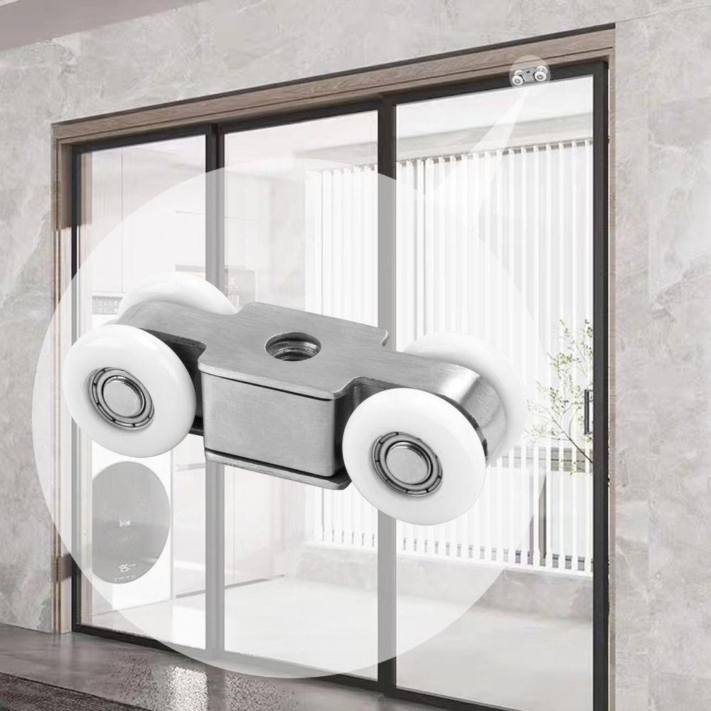 Thickened Sliding Door Pulley Stainless Steel Sliding Door Rollers Closet Door Repair