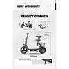 Electric Bike for Adult,500W Motor 25.55NM,60-80km Reichweite,48V 15AH Battery,14" Tires,E-bike for All-Terrain Riding
