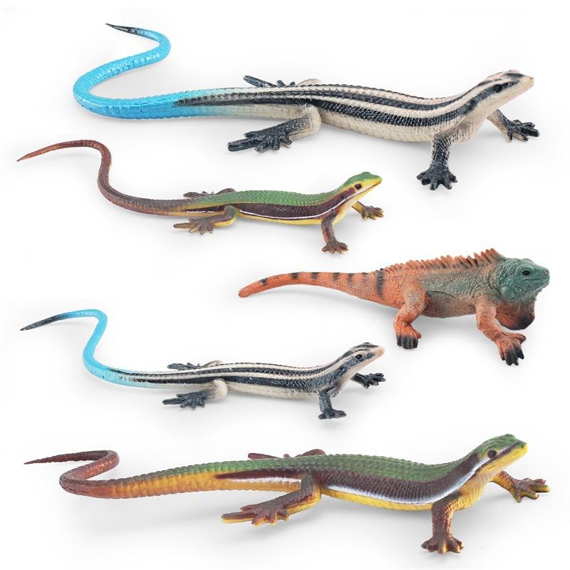 Simulated Amphibian And Reptile Model, Lizard, Chameleon, Bipedal, Snake Grass, Lizard, Tricky Decoration, Static Ornament