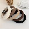 2pcs Simple Knitting Fabric Sponge Headband for Women Girls Daily Face Washing Dress Up Hairbands Hair Accessories
