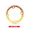Mountain Bike Chainring 104BCD: 32T-38T Round/Oval Single Speed, Positive/Negative Tooth