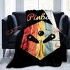 Classic Pinball Game Blanket Cartoon Classic Training Retro Game Super Plush Decorative Blanket  Living Room Game Room Office