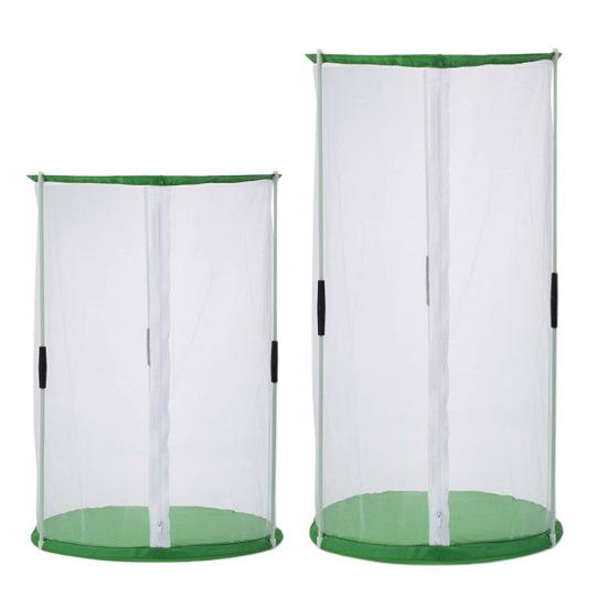 Мини-теплица для бабочек Yousheng Butterfly Habitat для внутреннего и наружного наблюдения, прочная многоразовая цилиндрическая клетка с видимой сеткой