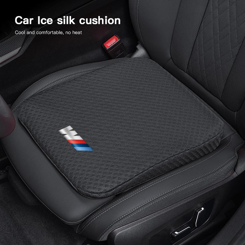 BMW Car Seat Covers Ice Silk Height Increasing Cushion For BMW M E46 E90 E60 F30 F10 E39 E36 F20 G30 G20 E87 E92 E91 E30 F31 X5 AV2