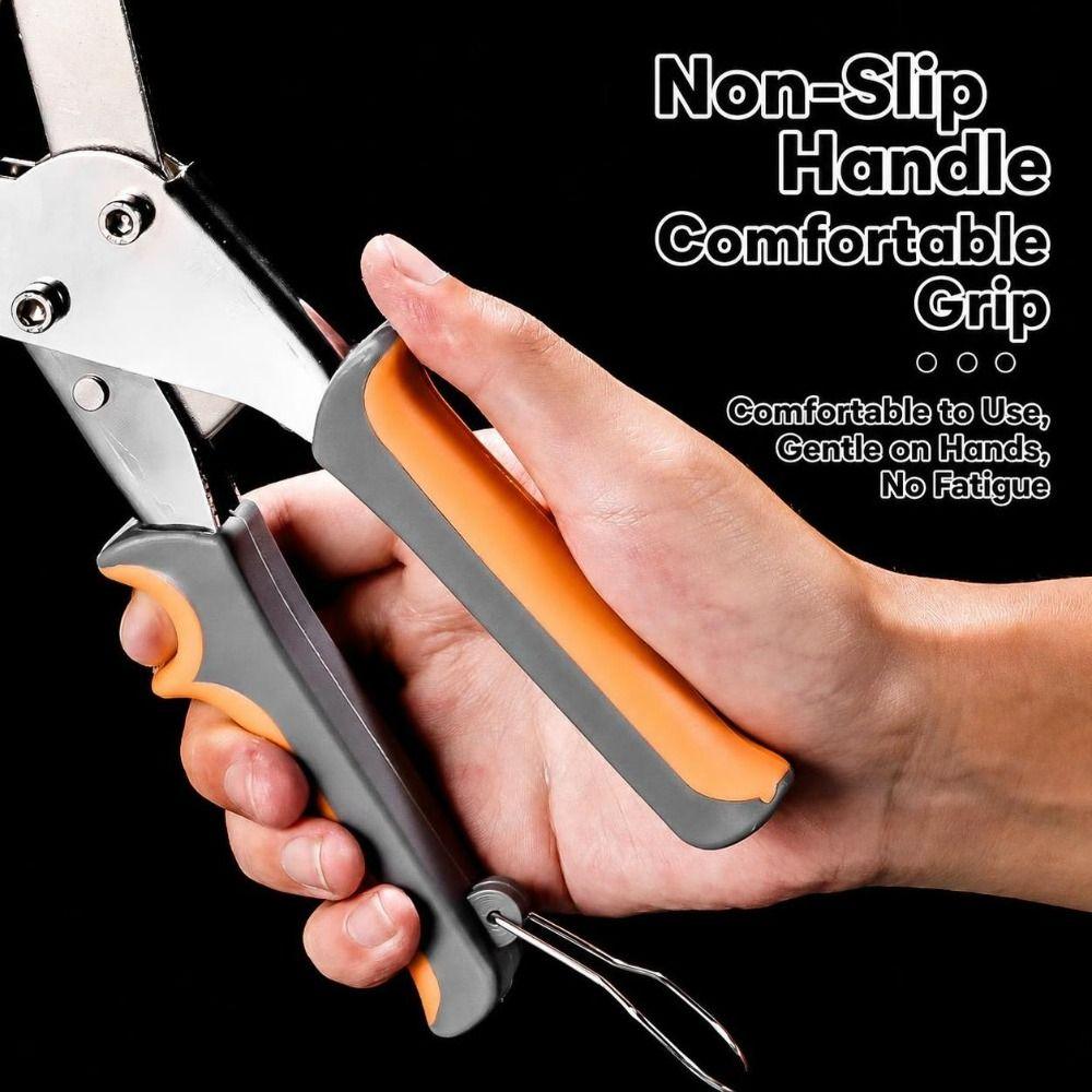 Spring Loaded Eyelet Pliers Rubber Grip Grommet Press Tool Manual Grommet Pliers Tarpaulin Repair