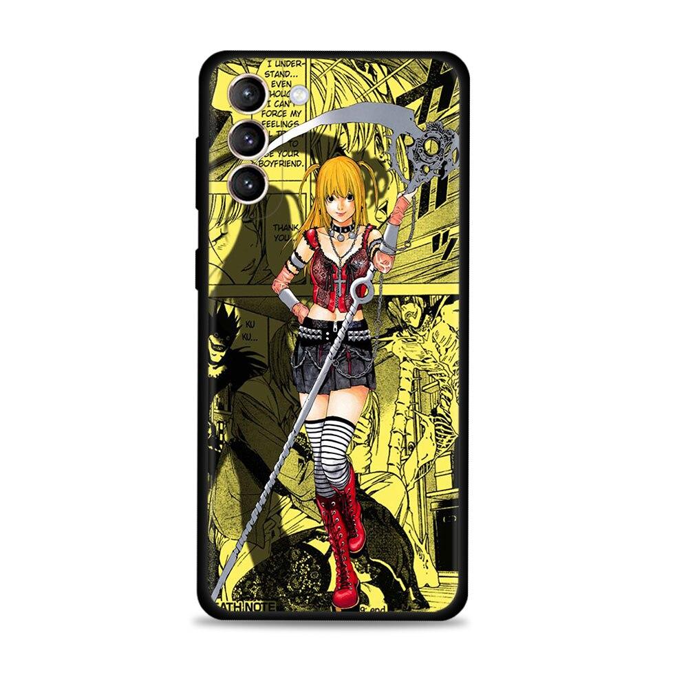 Для samsung s21 чехол Galaxy s20 fe s21 ultra s20 s22 s10 s8 s9 plus s22ultra Note 20ultra 10plus Чехлы Gods of DeathNote Coque