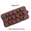 Jelly Pudding Fruit Gummy Candy Silicone Molds Animal Chocolate Cake Baking Tool Mold Ice Resin Mould 3D DIY