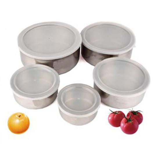 5 шт./компл. герметичный контейнер для хранения продуктов из нержавеющей стали, коробка для консервации