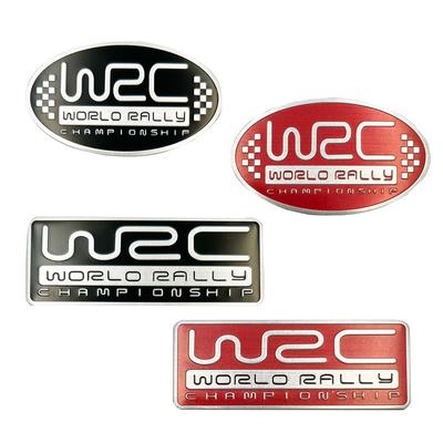 3D Алюминиевый Автостайлинг WRC Чемпионат мира по ралли Универсальная Клейкая Эмблема Багажник Крыло Шильдик Автоаксессуары