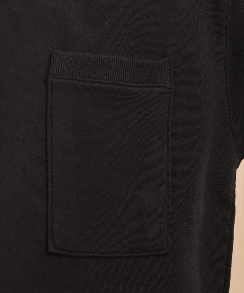 Худи Ellamo Terry Basic Plain с карманом, оверсайз [Черный]