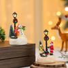Cartoon Resin Christmas Ornament With Illuminated Effect For Holiday Party Decor