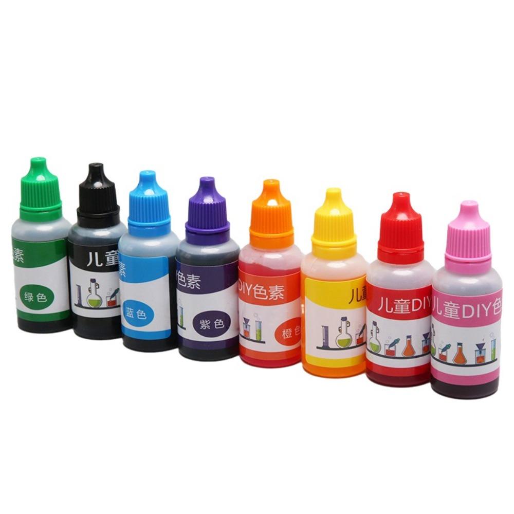 Interactive Experimental Dyeing Pigment Slime Color Handmade Crafts Pigment Science Experiment