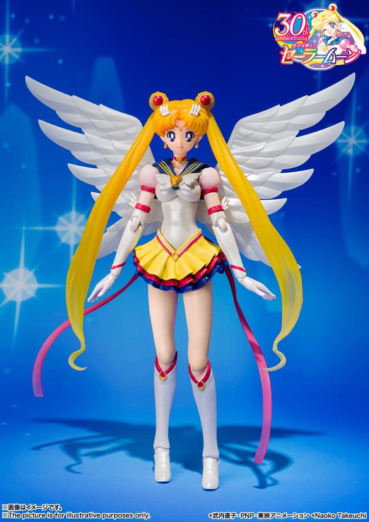 TAMASHII NATIONS Sailor Moon Eternal Sailor Moon приблизительно 135 мм окрашенная подвижная фигурка SHFiguarts ABS&PVC