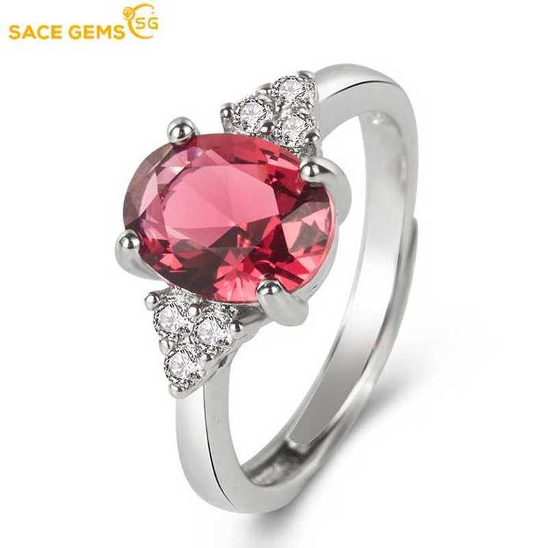 Sace Gems Классическое кольцо из медного сплава с цирконом, женские ювелирные изделия, свадебный подарок для вечеринки