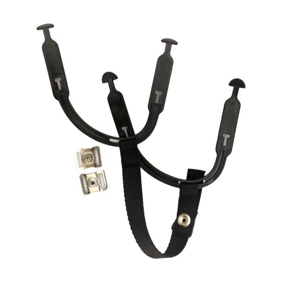 Ремешок для подбородка хоккейного шлема с металлической пряжкой для большей прочности и удобной посадки