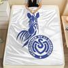 1PC MSV Duisburg Patterned Flannel Blanket Suitable For All Seasons for Home Decor Warmth and Comfort Gifts Holiday Present