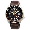 SEIKO 5 SPORTS SKX Series GMT Model Automatic Mechanical Wristwatch Seiko 5 Sports Made In Japan SSK036 Black Brown Leather Overseas Model [Seiko]