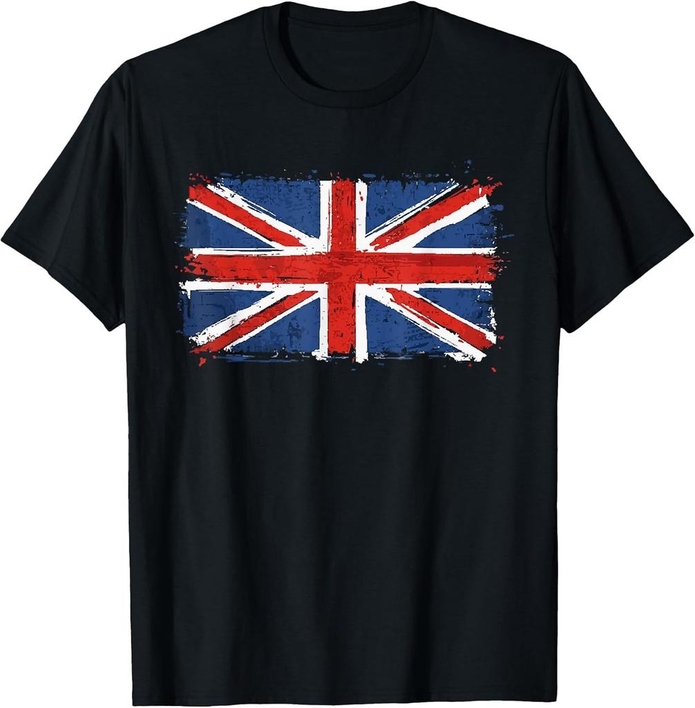 НОВИНКА ОГРАНИЧЕННАЯ! Флаг Великобритании Union Jack Винтажная Рваная футболка в стиле гранж - СДЕЛАНО В США
