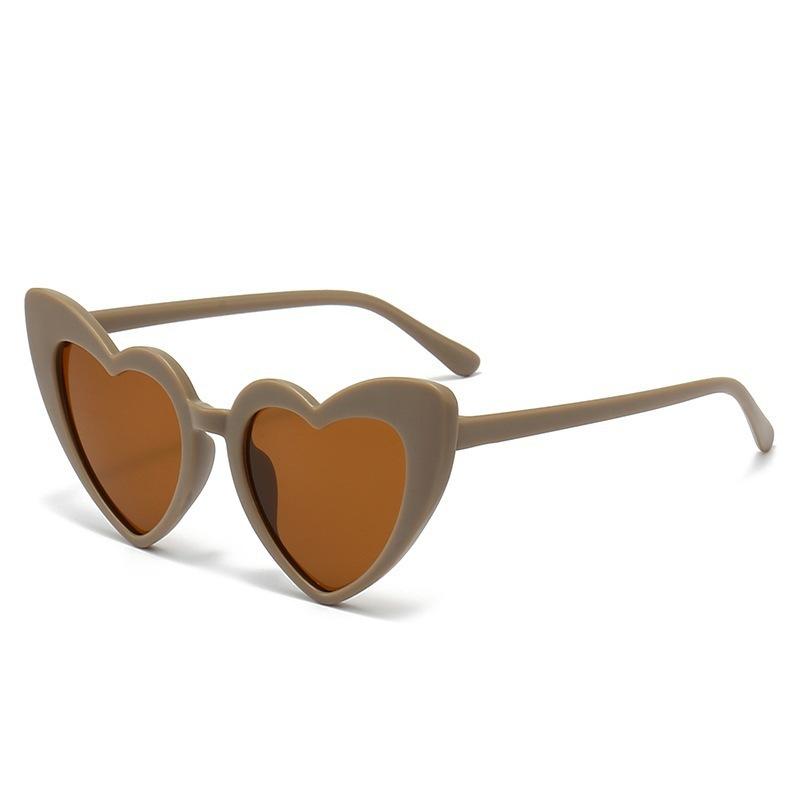 Small Glasses Children'S Love Small Frame Girls Sunglasses Baby Sunglasses Tide Travel Sunshades