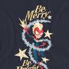 Captain Marvel Womens/Ladies Be Merry Be Bright T-Shirt