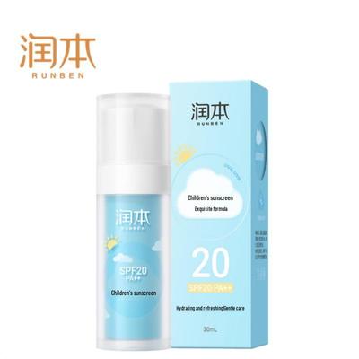 Детский солнцезащитный лосьон Runben SPF20 PA++