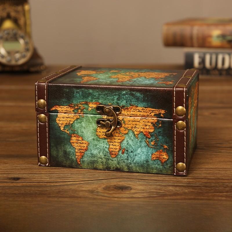 Modern Minimalist Leather Desktop Organizer Box With Lid For Office Home Storage