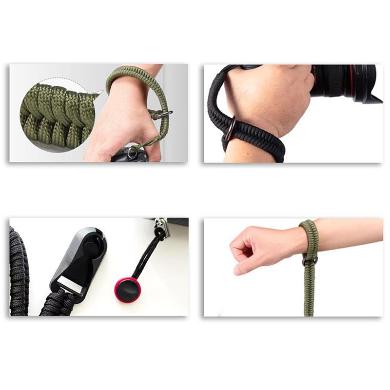 1 Set Quick Release Shoulder Neck Rope Belt For Sony Nikon Fuji Canon Olympus Panasonic Dslr Hand-Woven Camera Wrist Strap