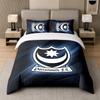 3Pcs Bedding SetPortsmouth FC Soft Bed Sheet and Two Pillowcases Home Bedroom Decor