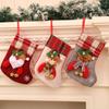 Милые рождественские чулки Санта Клаус Снеговик Лось Рождественские елочные украшения Домашний новогодний декор