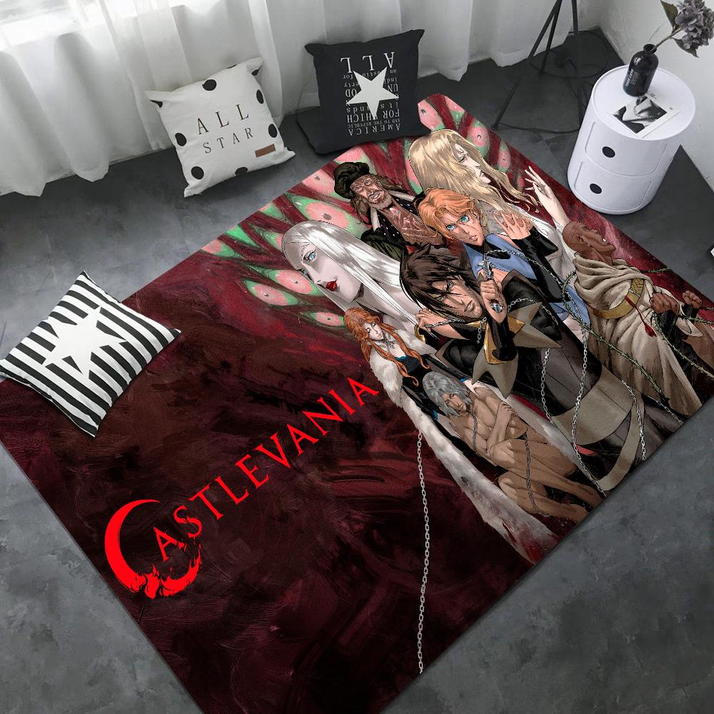 Castlevania Длинные ковры Скандинавский стиль Спальня Гостиная Придверный коврик Дом Балкон Противоскользящий Коврик для туалета