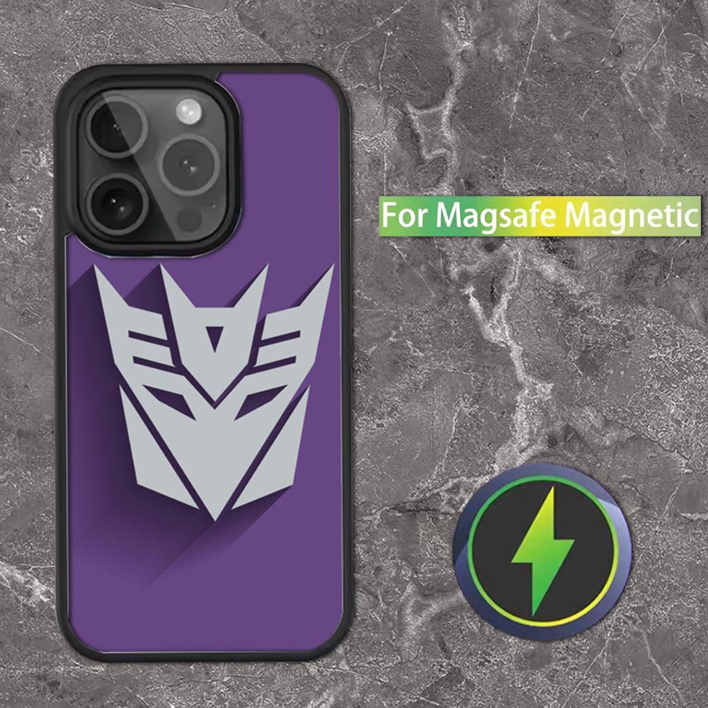 LOGO T-Transformers COOL Phone Case For iPhone 16,15,14,13,12,11,Pro,Max,Plus,Mini,SE Magsafe Magnetic Wireless Charging