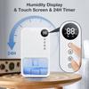 Electric Dehumidifiers for Home 37 OZ Capacity Quiet Dehumidifier for Room with Auto Shut Off 7